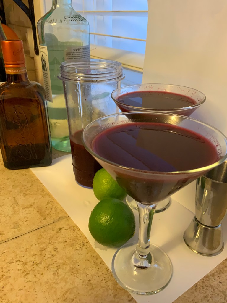 Black Forest and Elder Flower Daiquiri's..... a Disaster in the making!