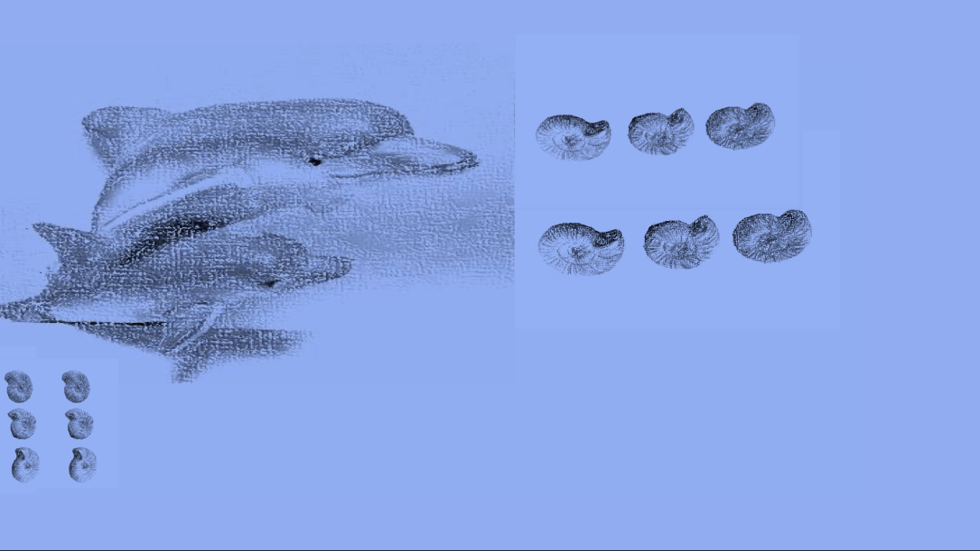 An illustrative image of Reggie, a friend and fossils